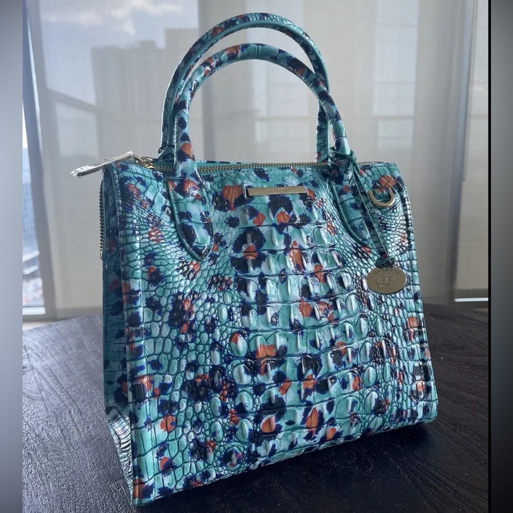 Brahmin Small Caroline Frisky Melbourne, Genuine Leather Handbag New With Tags.